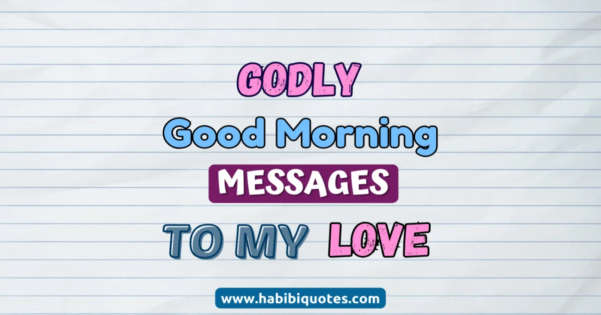 Godly Good Morning Messages