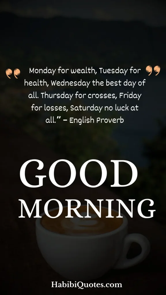 Good Wednesday Morning Blessings Quotes