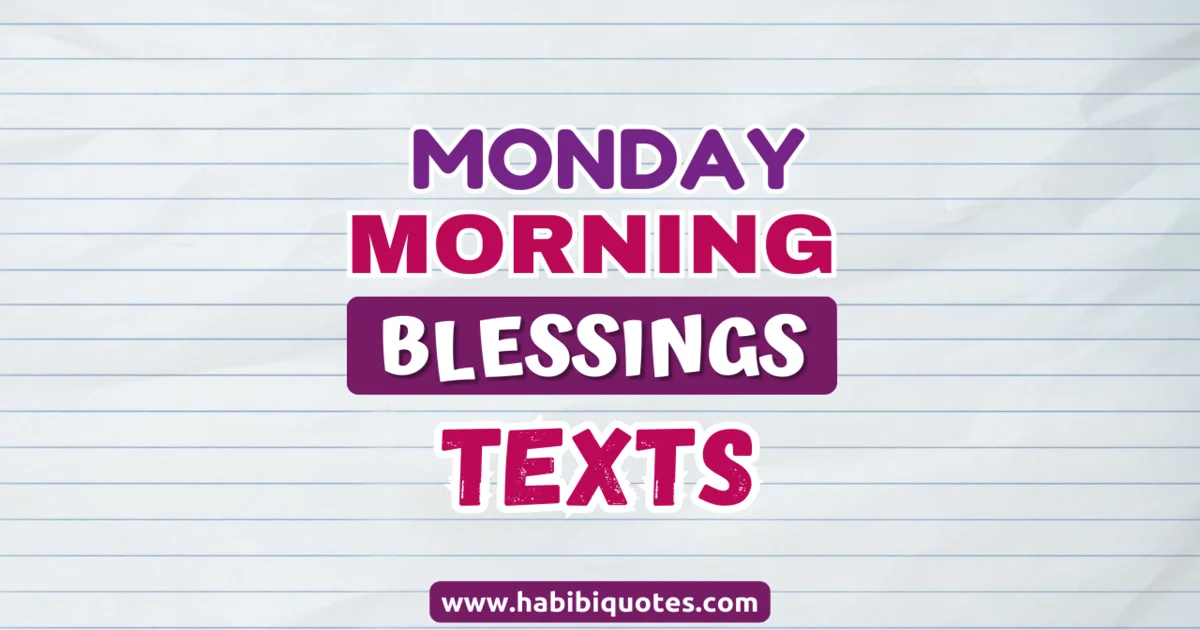 Monday Morning Blessings