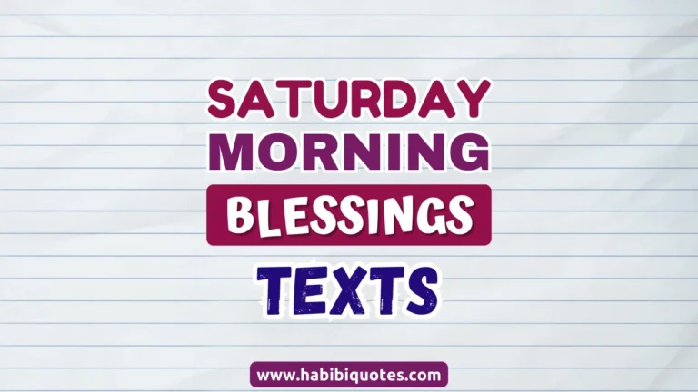 Saturday Morning Blessings