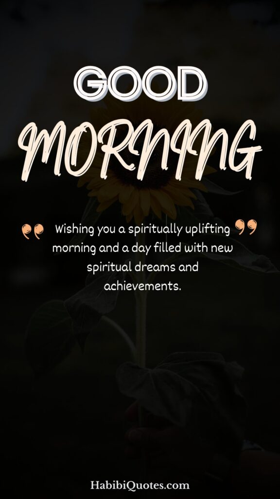 Good Morning Spiritual Quotes