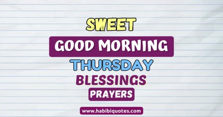 Good Morning Thursday Blessings And Prayers