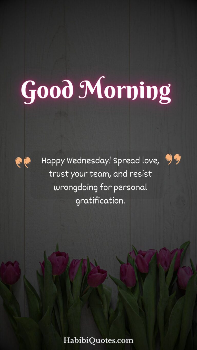 150+ Amazing Good Morning Wednesday Quotes