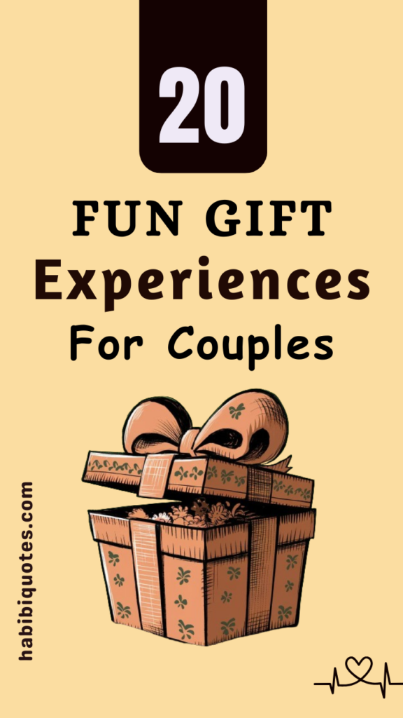 Fun Gift Experiences for Couples