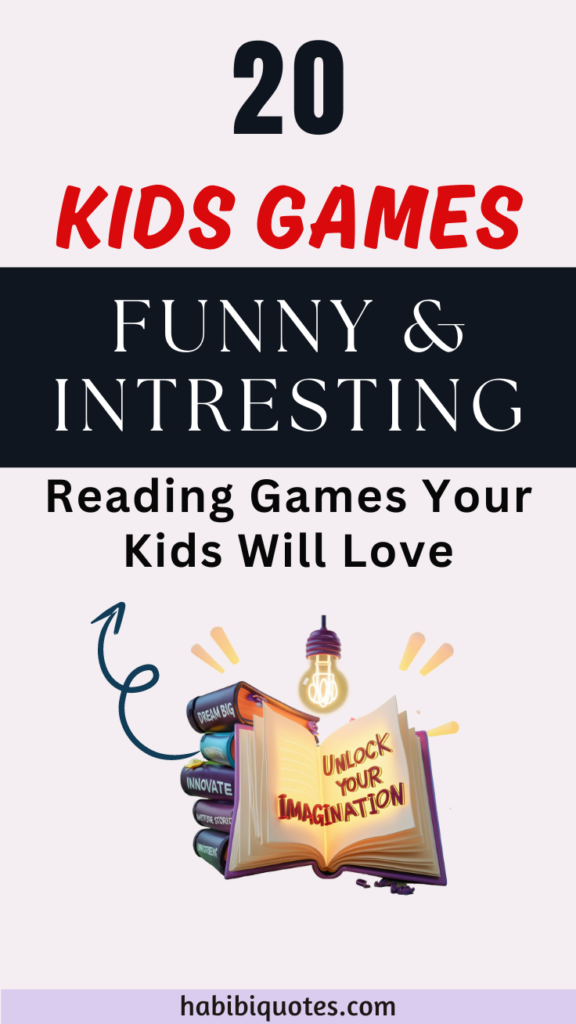 KIDS GAMES FUNNY and INTRESTING Reading Games Your Kids Will Love