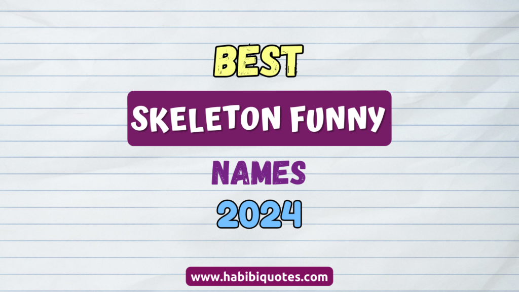 80 Best Skeleton Names [Cool And Funny Names]