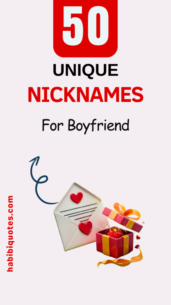 Unique Nicknames For Boyfriend That Will Melt His Heart 1