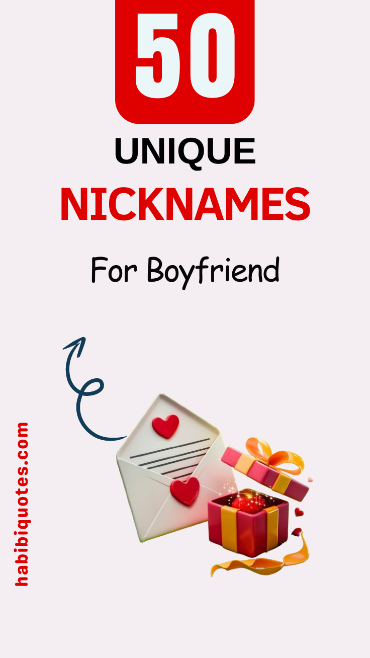 top 10 nicknames for boyfriend