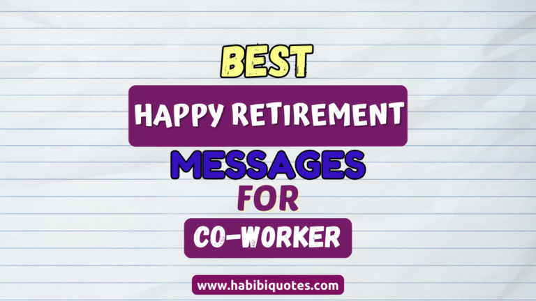 Retirement Messages for a Coworker