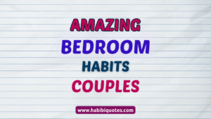 Bedroom Habits For Couples