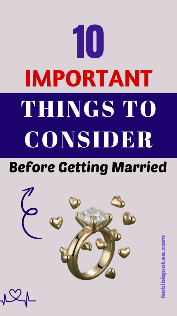 Things To Do Before Marriage