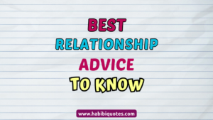 Relationship Advice