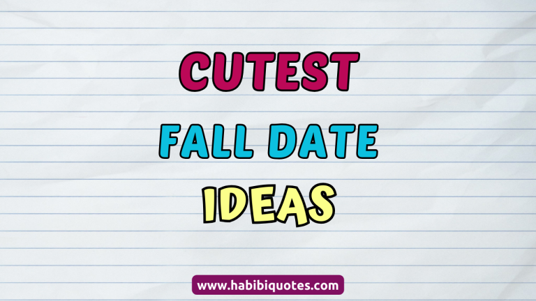 Fall Date Ideas