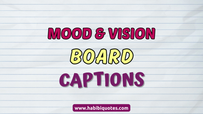 Best Mood & Vision Board Affirmations, Quotes and Captions.