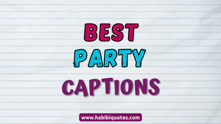 Best Party Captions for Instagram