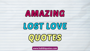 Lost Love Quotes