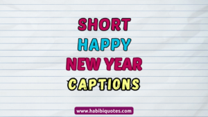 Short Happy New Year Captions