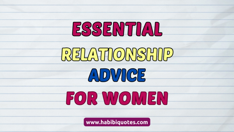 Essential Relationship Advice for Women