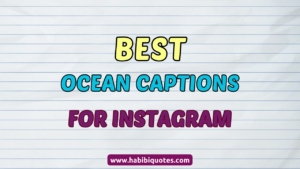 Ocean Captions for Instagram