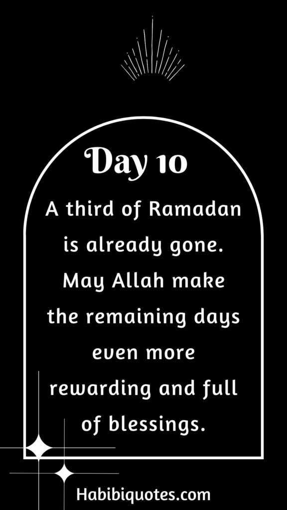 Ramadan Day 10