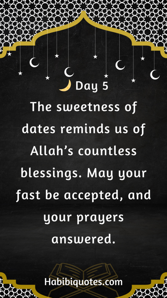 Ramadan Day 5