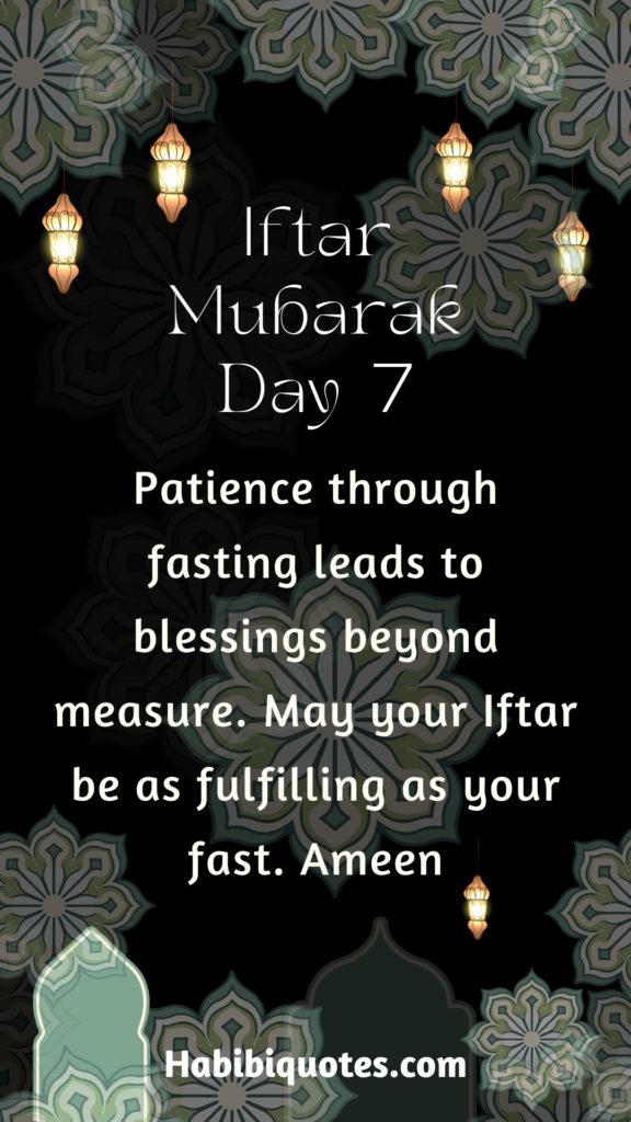 Ramadan Day 7