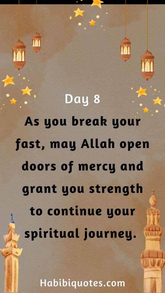 Ramadan Day 8