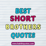 Short Quotes About Brothers