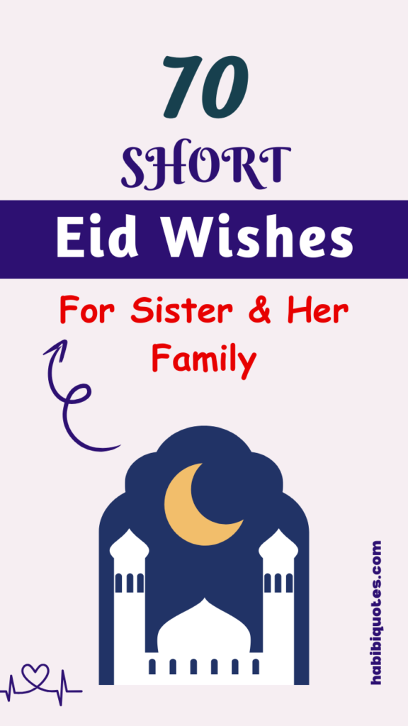 Eid Wishes for Sister & her family