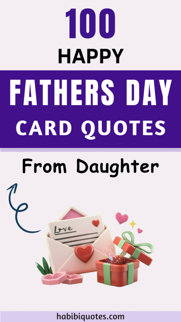 Happy Father’s Day Card Messages from Daughters