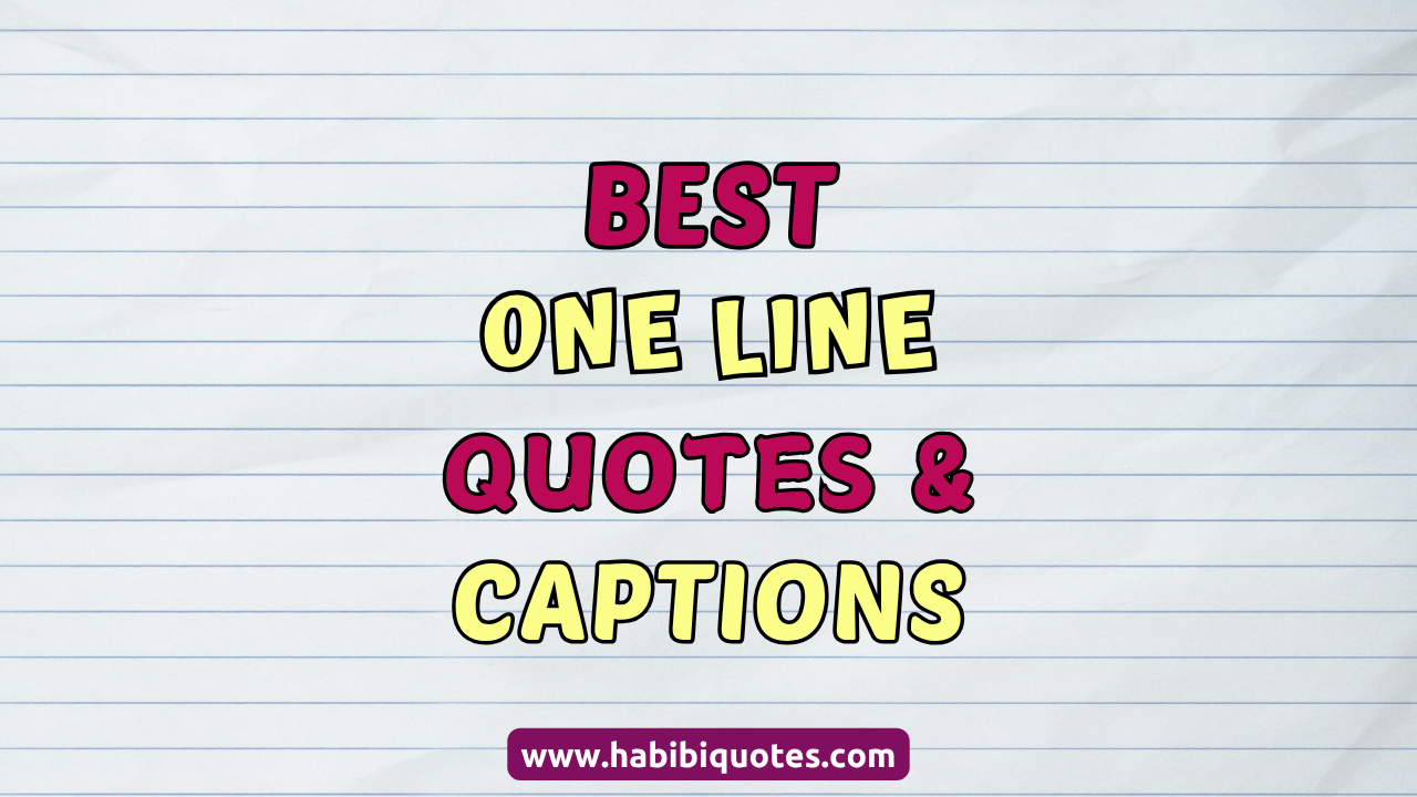 One Line Best Mood Instagram Captions And Quote